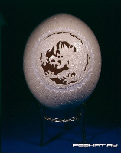Красивый арт поделки из яиц