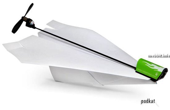 PowerUp – электрический двигатель для бумажных самолетиков