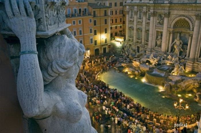 Сокровища фонтана Треви в Риме
