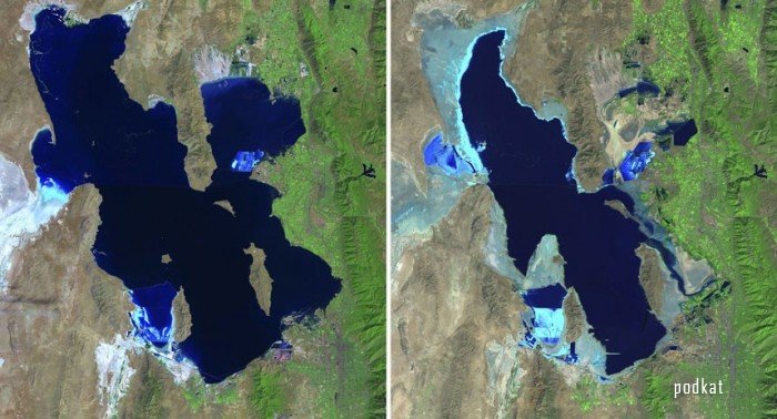 Снимки со спутника показывают, как человек изменил Землю