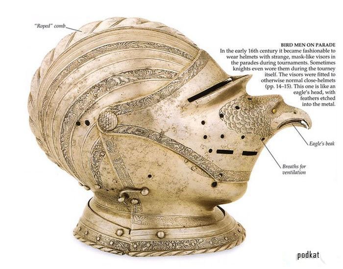 Самые необычные шлемы из прошлого