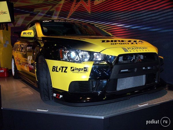 3     Mitsubishi Lancer Evolution X